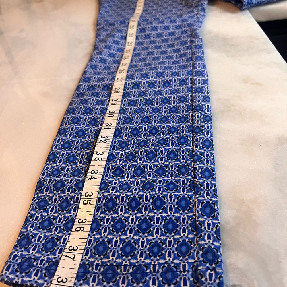 The Limited Blue Patterned Pants - image 7